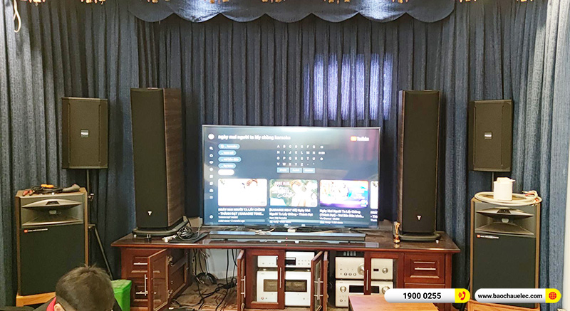 Lắp đặt dàn karaoke Denon 45tr cho anh Toàn tại TPHCM (Denon DN510, Denon DA2600, JBL KX180A, JBL VM200) 