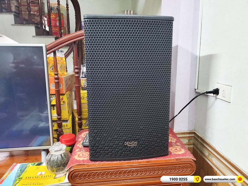 Lắp đặt dàn karaoke trị giá hơn 30 triệu cho chị Mai tại Hà Nội (Denon DP-R212, VM620A, X5 Plus, SW512C, BJ-U500) 
