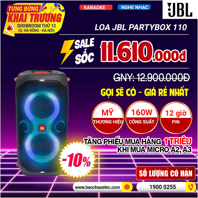 Loa JBL Partybox 110