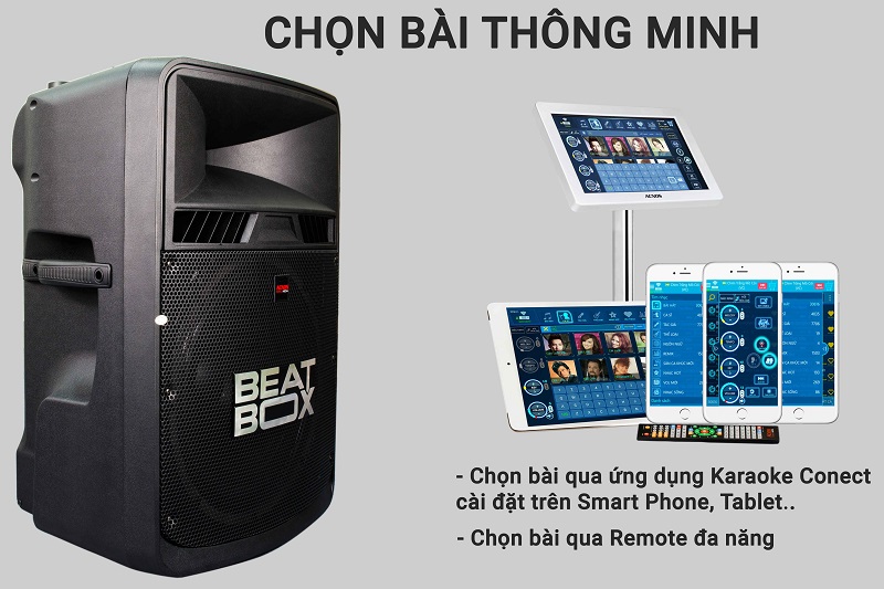 Dàn karaoke di động Beatbox KB50U giá rẻ