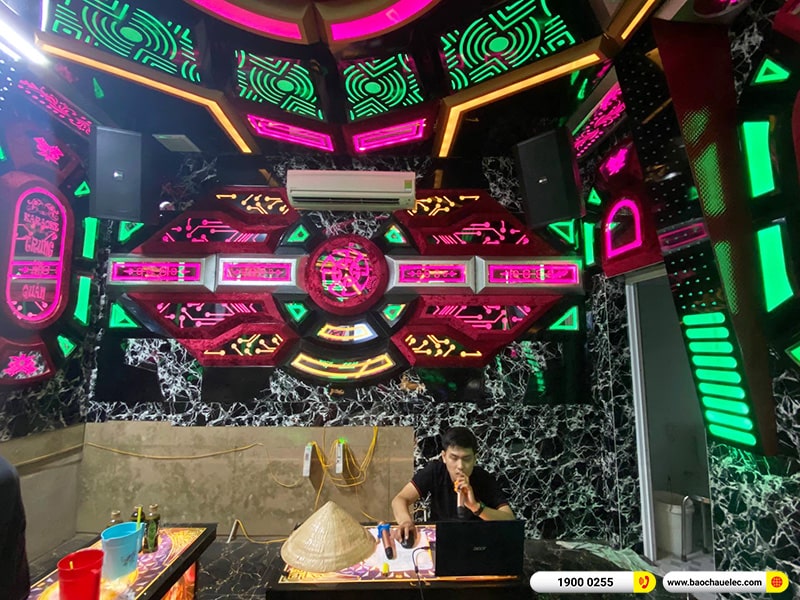 Lắp đặt phòng hát quán karaoke kinh doanh cho anh Châu tại Tiền Giang