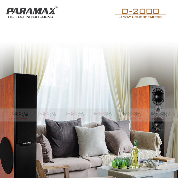 Loa Paramax D2000 đáp ứng nhu cầu nghe nhạc tại gia
