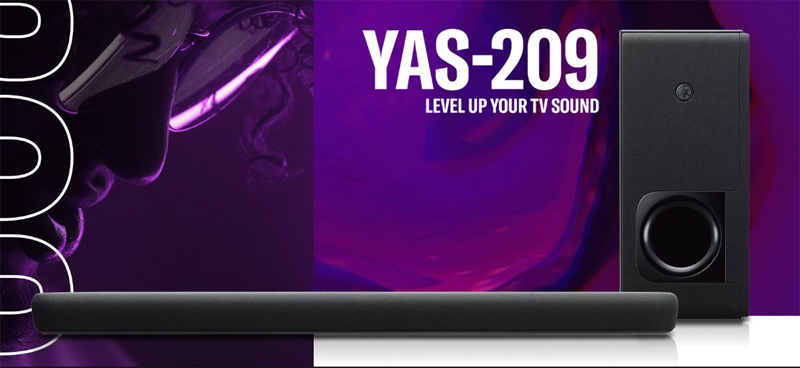 Loa soundbar Yamaha YAS-209 công suất 200W, chất âm sống động 