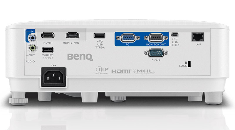 Máy chiếu BenQ MH733 với hệ thống cổng kết nối linh hoạt
