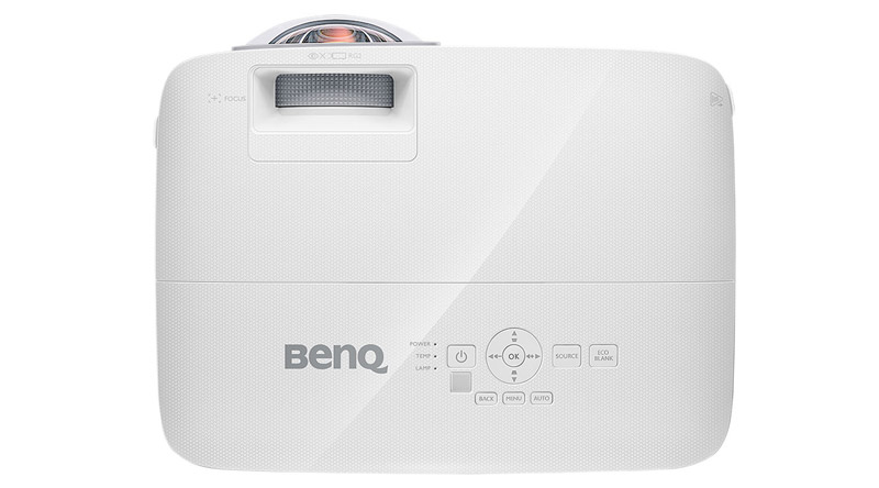 Mặt trên Máy chiếu BenQ MW826ST là hệ thống phím chức năng