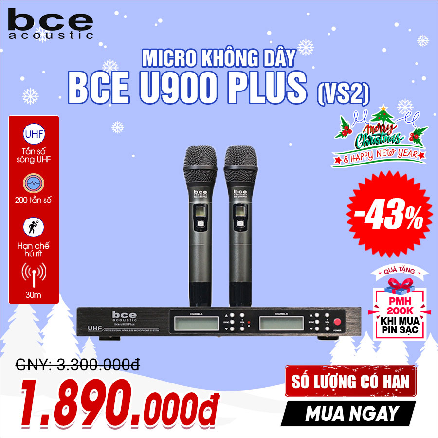 Miccro không dây BCE U900 Plus (VS2)