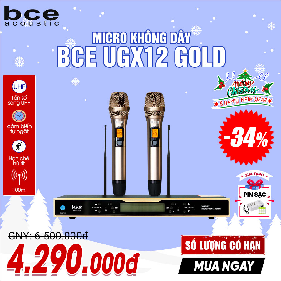 Mico không dây BCE UGX12 Gold