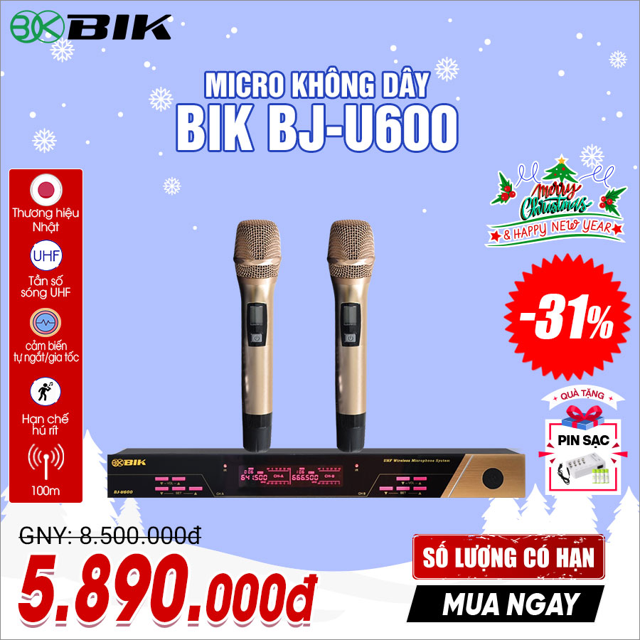 Mico không dây BIK BJ-U600