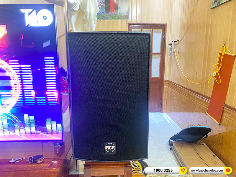 Lắp đặt dàn karaoke trị giá gần 230 triệu cho anh Viên tại Hải Phòng (RCF C5215-96, Xli3500, K9900II Luxury, KP6018S, VM300,…)