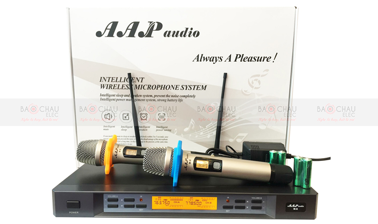 Micro không dây AAP M8 và toàn bộ linh phụ kiện