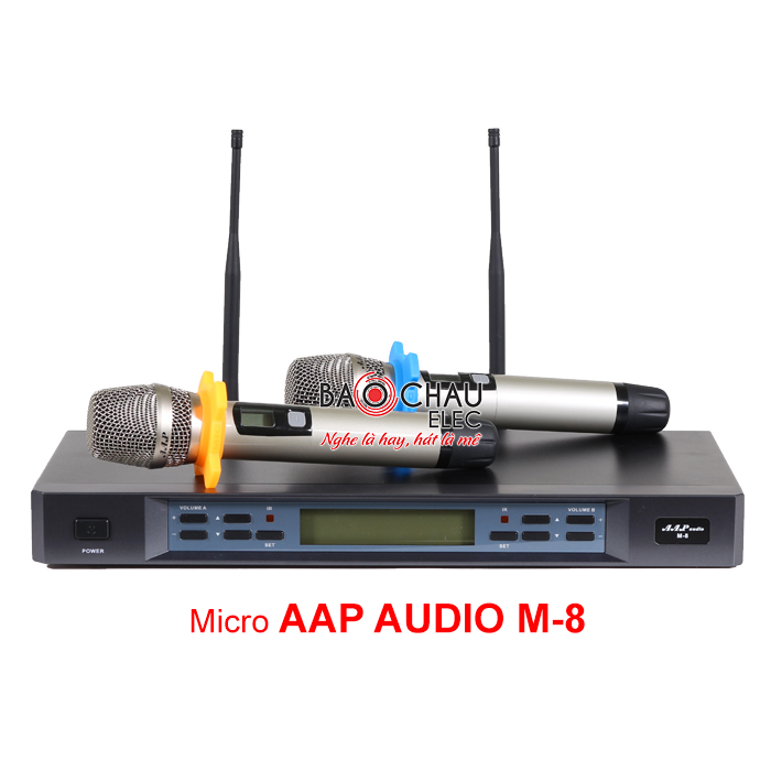 Micro không dây AAP M8 hiện đại, chắc chắn 
