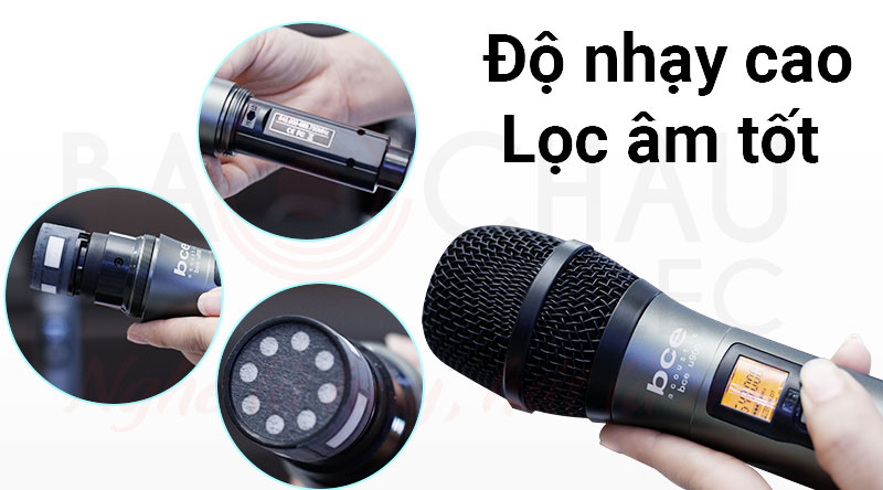 Micro không dây bce u900 độ nhạy cao