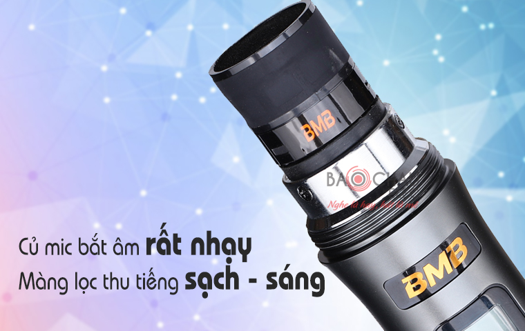 Micro không dây BMB WB-4500 có củ mic rất nhạy