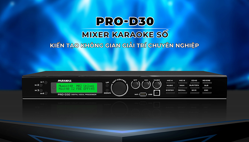 Mixer karaoke số Paramax Pro-D30