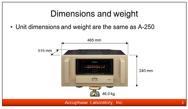 Power Amply Accuphase A-300
