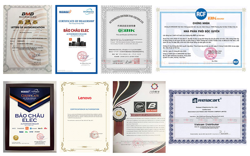 giấy chứng nhận của h&atilde;ng