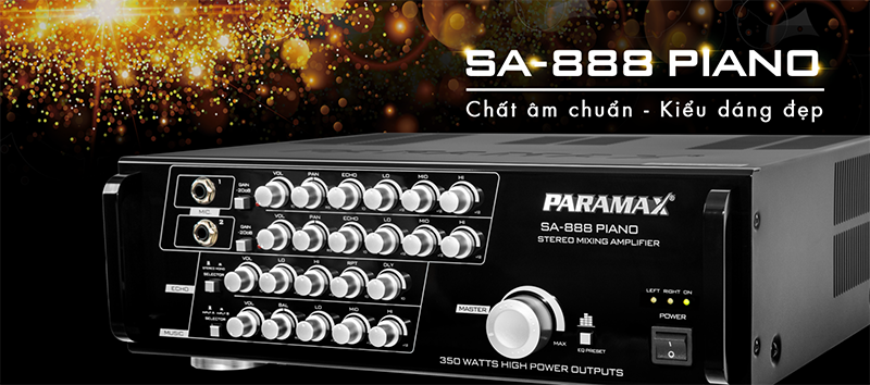 Amply karaoke Paramax SA 888 Piano New