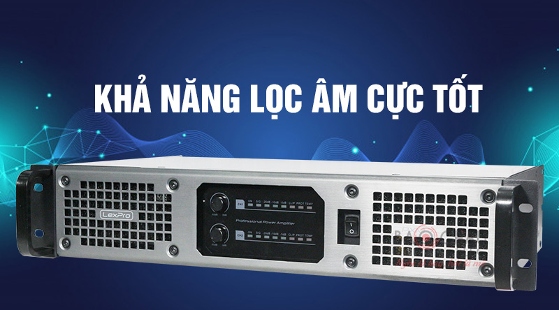 Cục đẩy công suất SAE Lexpro PXM7 thiết kế đẹp mắt, ấn tượng