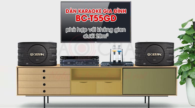 Dàn karaoke gia đình BC-T55GD