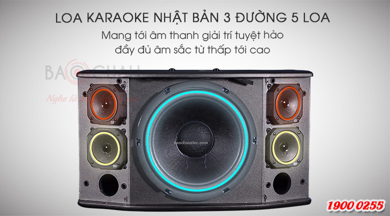Loa karaoke BMB CSD 880SE thiết kế gồm 5 củ loa