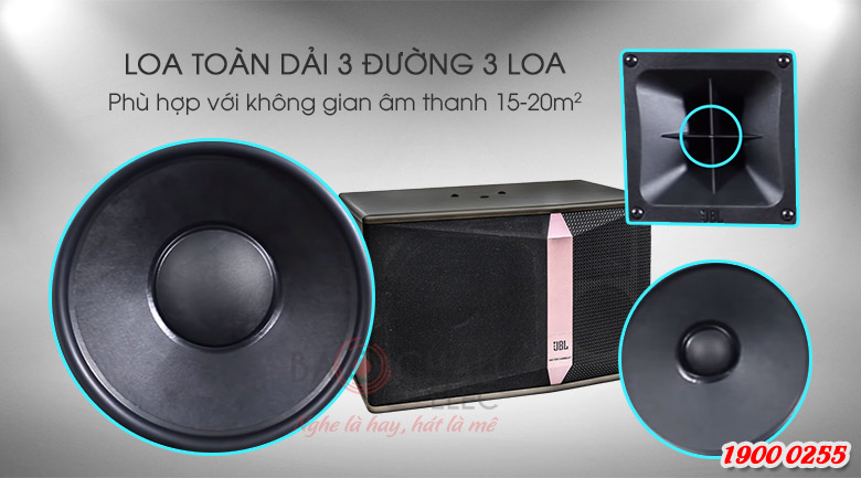Loa JBL Ki510 (Ba Sao) là hệ thống 3 loa, 3 đường tiếng