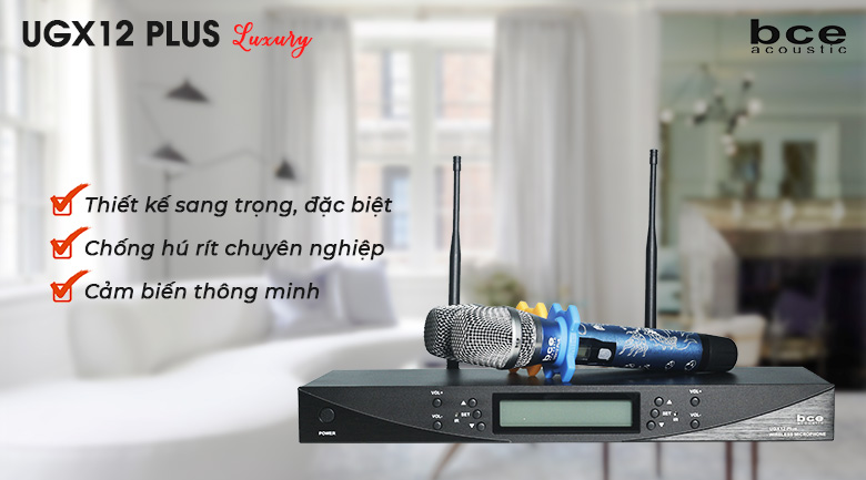 Micro BCE UGX12 Plus Luxury được trang bị nhiều tính năng hiện đại