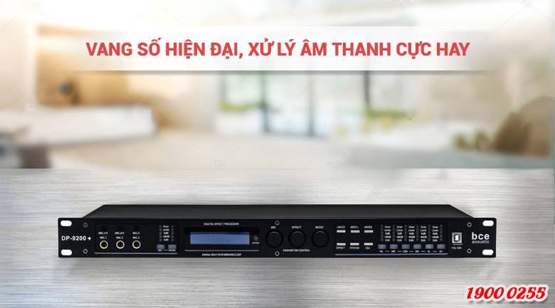 Vang số BCE DP 9200+ xử lý âm thanh chuyên nghiệp