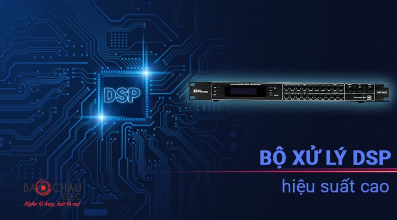 Vang số chỉnh cơ Bksound DSP-9000 sở hữu bộ xử lý DSP hiện đại