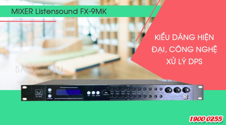 Vang số chỉnh cơ Listensound FX-9MK trang bị bộ xử lý DSP