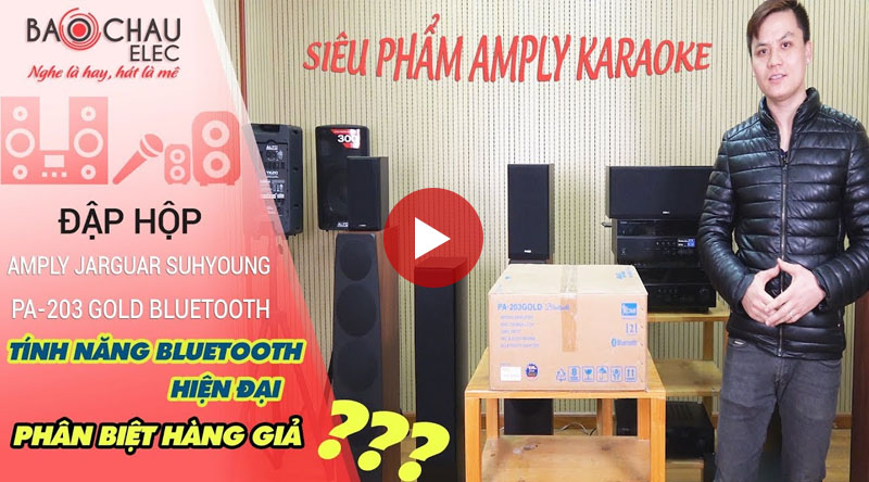 Amply Jarguar Suhyoung PA-203 Gold Bluetooth
