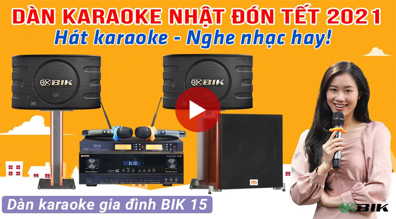 Dàn karaoke gia đình BIK 15