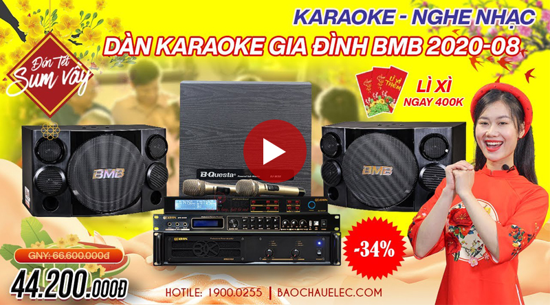 dàn karaoke gia đình bmb 2020-08