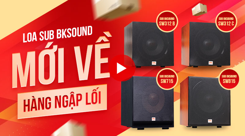 Loa sub BKSound hàng về ngập lối