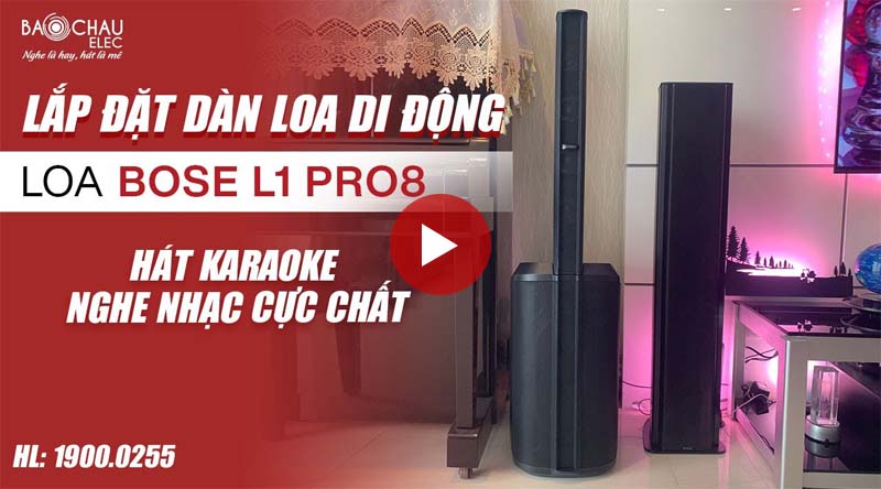 Lắp đặt dàn karaoke, loa bose di động cho anh Dũng tại Hà Nội