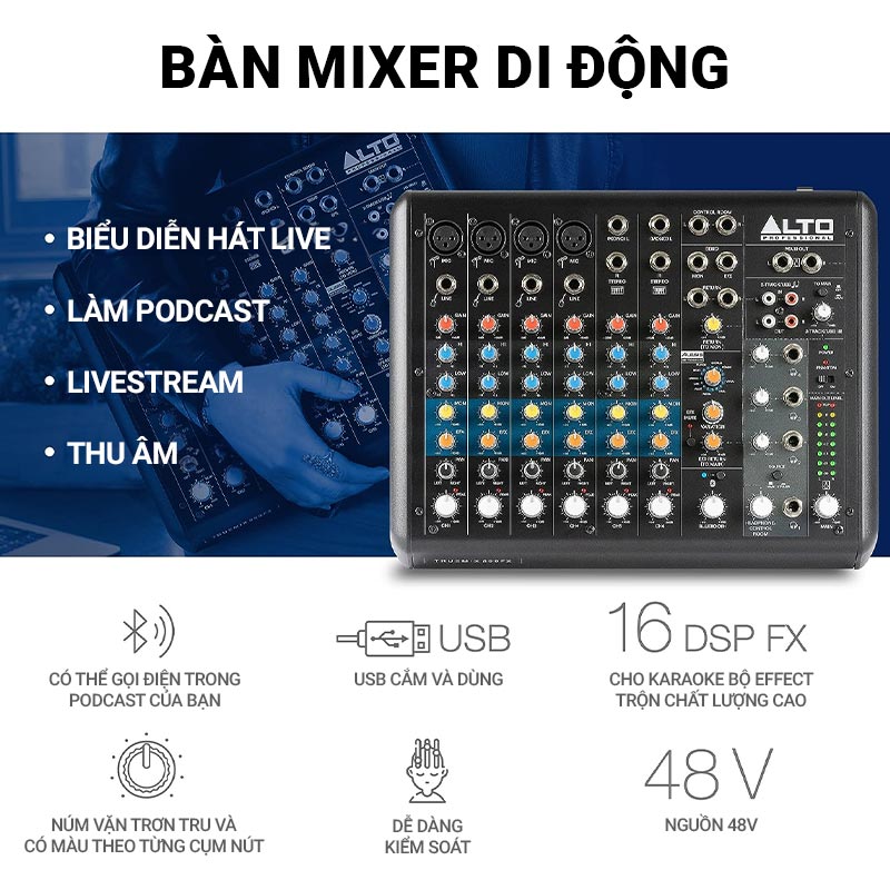 Bàn Mixer Alto TrueMix 800FX