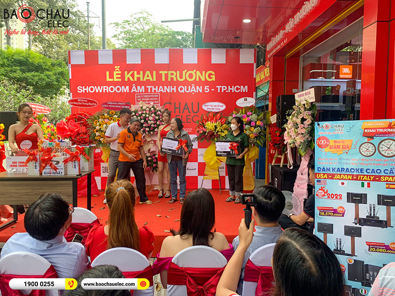 Bảo Châu Elec Quận 5 – không khí tưng bừng rộn ràng trong ngày khai trương showroom mới