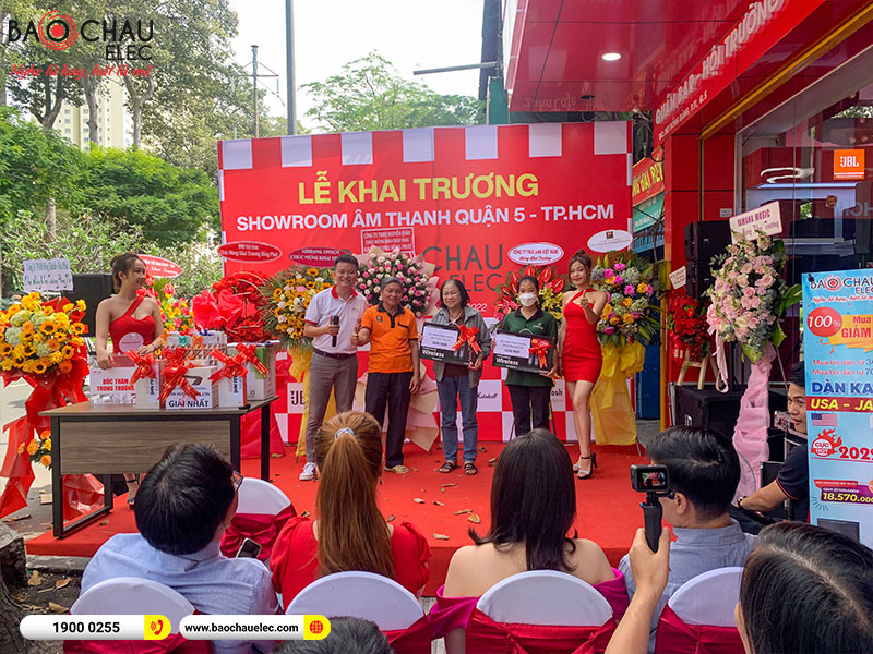 Bảo Châu Elec Quận 5 – không khí tưng bừng rộn ràng trong ngày khai trương showroom mới
