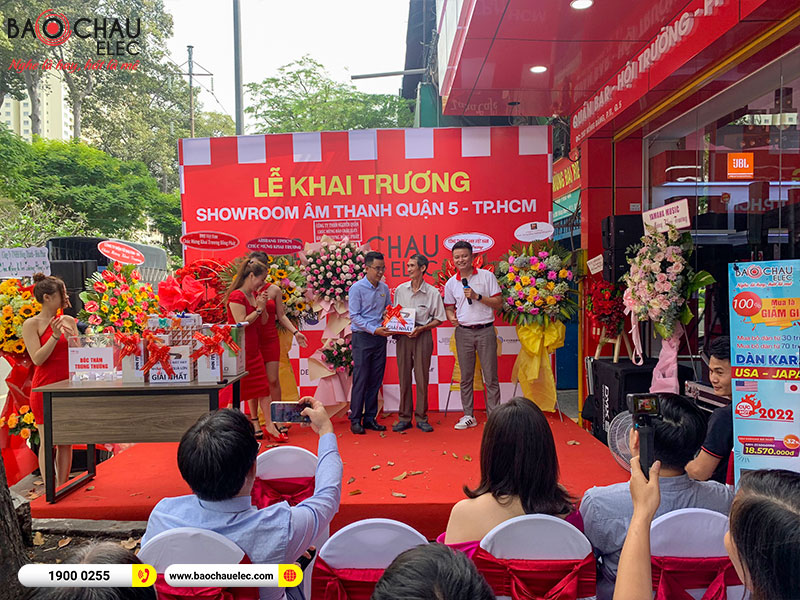 Bảo Châu Elec Quận 5 – không khí tưng bừng rộn ràng trong ngày khai trương showroom mới