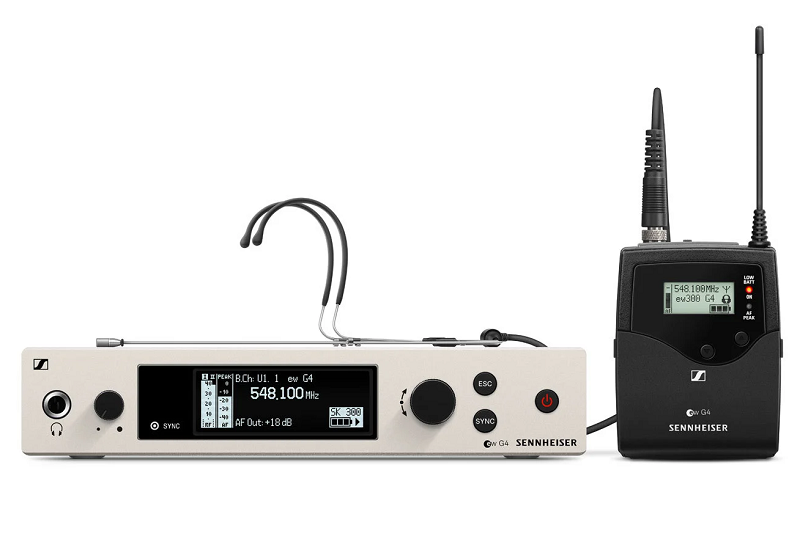 Bộ thu và phát kèm micro Sennheiser EW 300 G4-HEADMIC1-RC