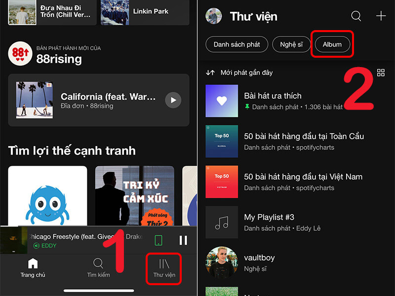 Cách tải nhạc trên Spotify về điện thoại 