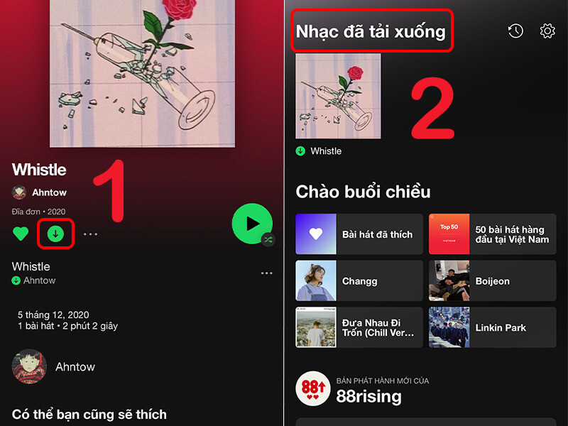 Cách tải nhạc trên Spotify về điện thoại