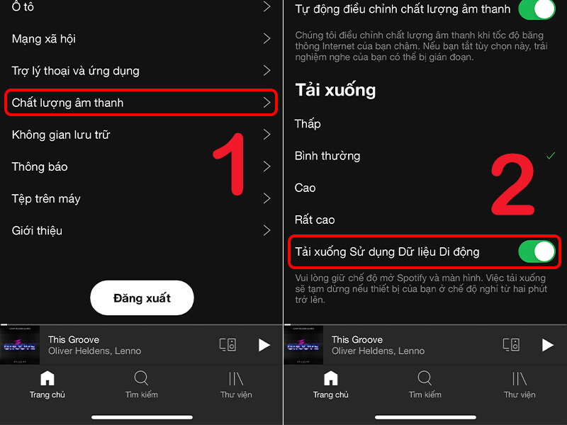 Cách tải nhạc trên Spotify về điện thoại