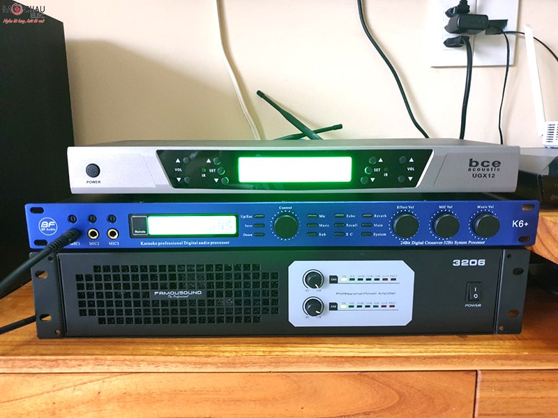 Bộ dàn karaoke hơn 30 triệu của gia đình anh Hiếu