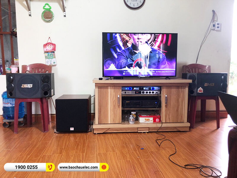 Lắp đặt dàn karaoke trị giá hơn 30 triệu cho anh Dũng tại Hải Phòng (BMB CSD 880SE, BIK VM 420A, BKSound KX6, SW512-C)
