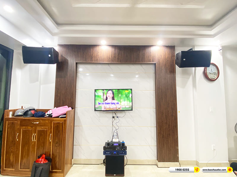 Lắp đặt dàn karaoke RCF hơn 96tr cho anh Trưởng ở Hải Phòng (RCF C MAX 4112, Crown T5, K9900II, VM300, A120P)