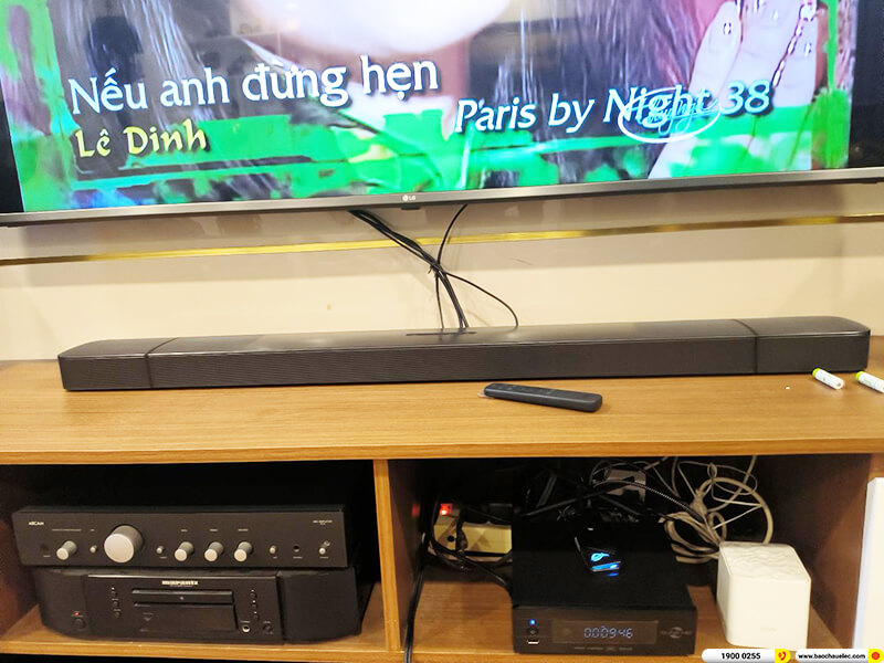 Lắp đặt bộ loa soundbar JBL Bar 9.1 3D và đầu Dune HD Pro Vision 4K Solo cho anh Khôi ở Hà Nội 