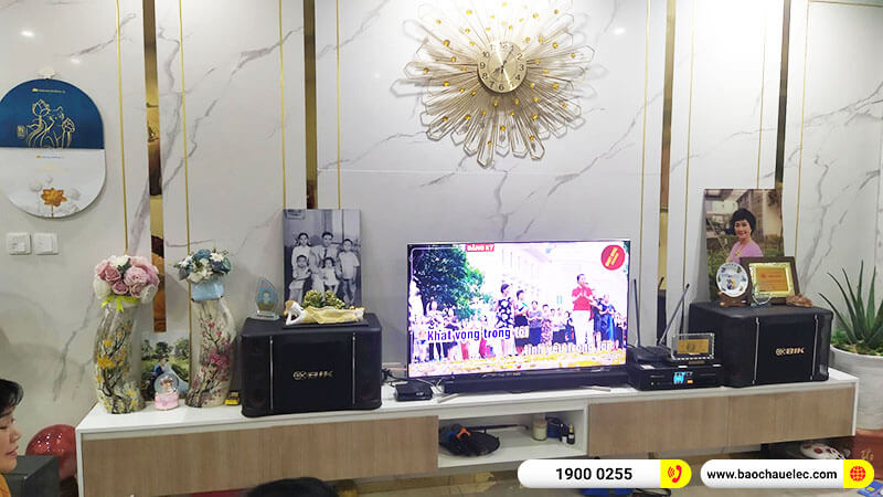 Lắp đặt dàn karaoke trị giá hơn 20 triệu cho anh Minh ở Hà Nội