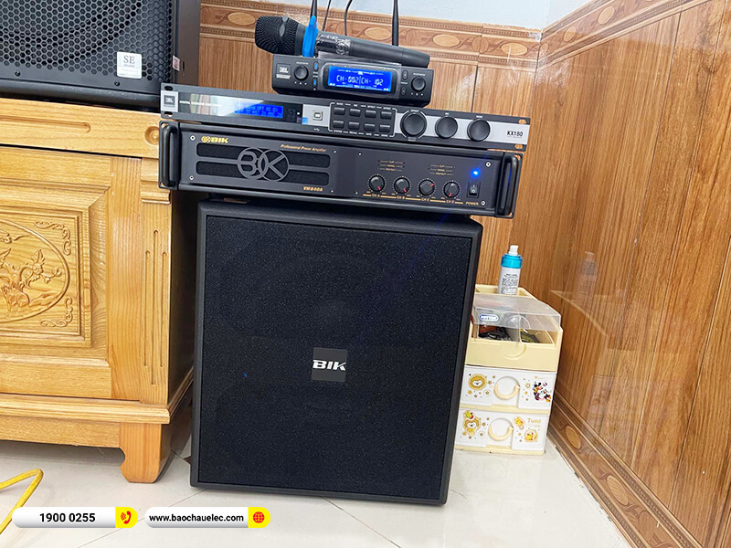 Lắp đặt dàn karaoke trị giá hơn 65 triệu cho anh Dũng tại Bắc Giang (BMB CSS 1212SE, BIK VM 840A, JBL KX180A, JBL KX180A, BIK BJ-W35, JBL VM300)