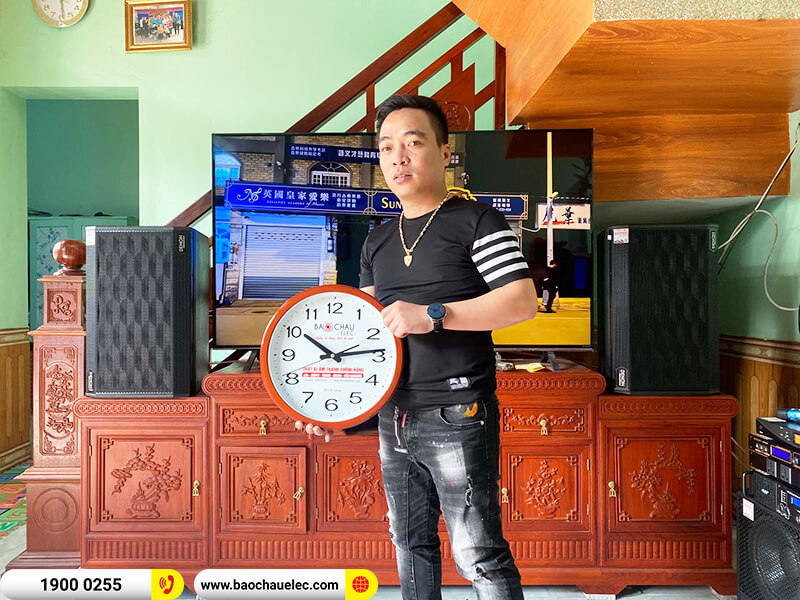 Lắp đặt dàn karaoke trị giá hơn 50 triệu cho anh Thuy ở Bắc Giang (Denon DP-R312, AAP TD8004, BPR-8500, BJ-W66Plus, UGX12 Plus Luxury, BKSound M8)
