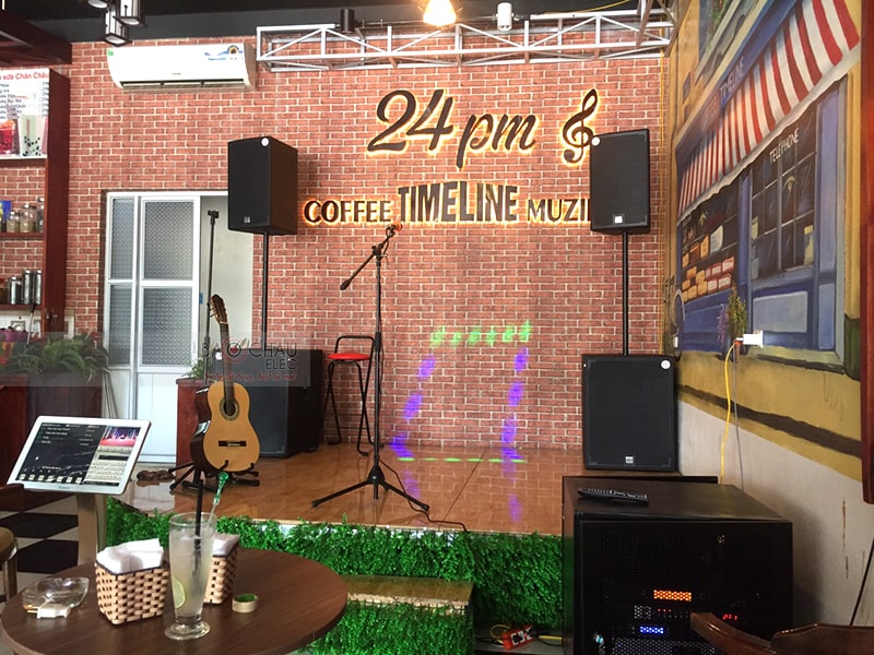 dàn âm thanh cho quán Cafe Timeline tại Bắc Ninh